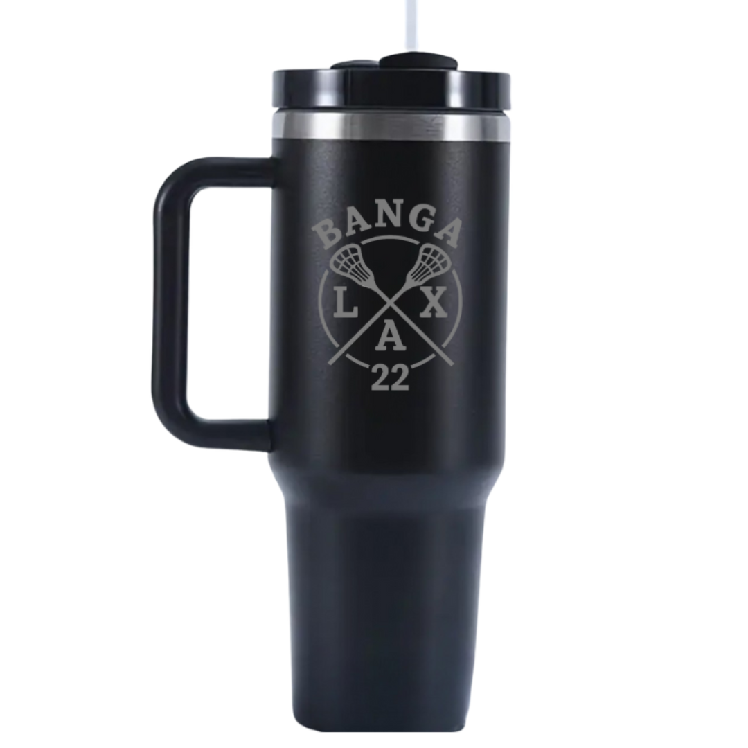 Team Collection - 40 oz LAX Custom Engraved Tumbler