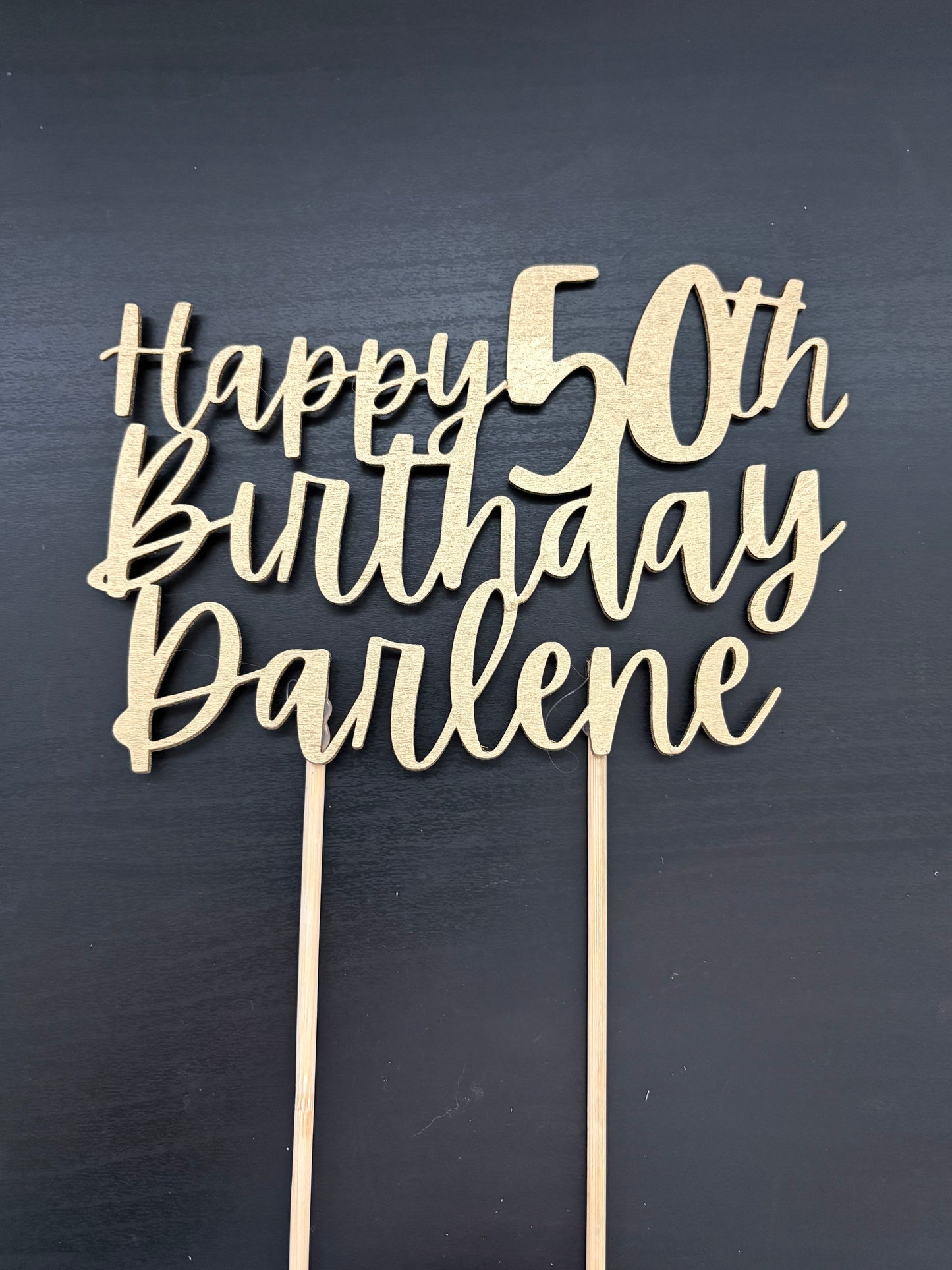 Personalized Cake Topper