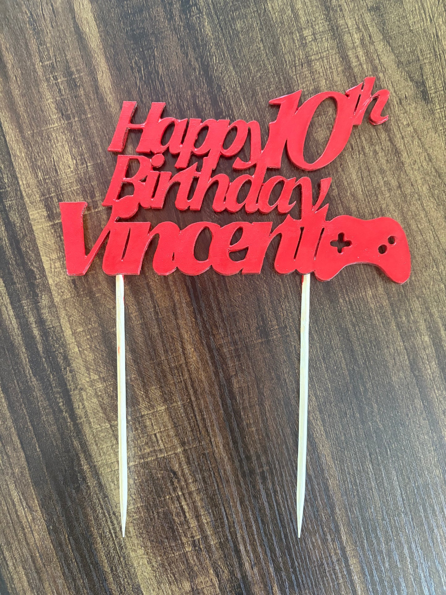 Personalized Cake Topper