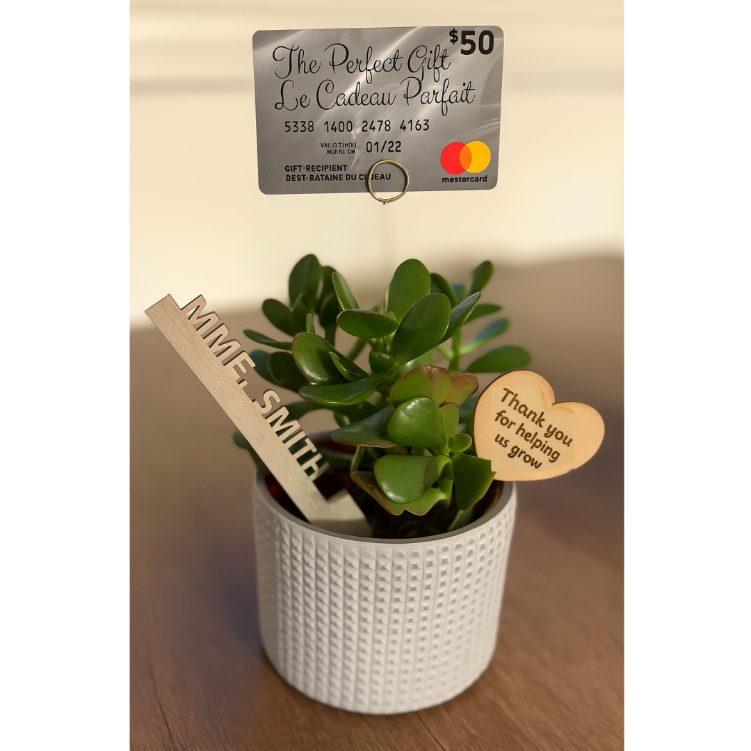 Personalized Gratitude Plant